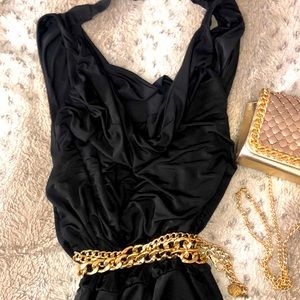 ZIO open back little black dress